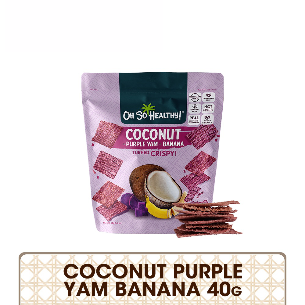 Oh So Healthy Coconut Purple Yam Banana 40g